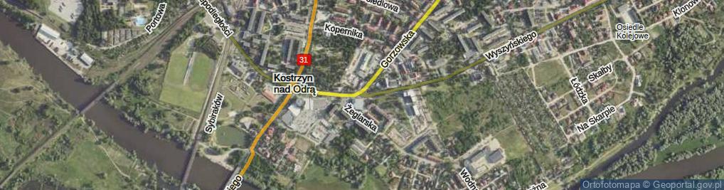 Zdjęcie satelitarne Plac Wolności pl.